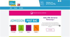 Desktop Screenshot of admission-postbacidf.fr