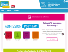 Tablet Screenshot of admission-postbacidf.fr